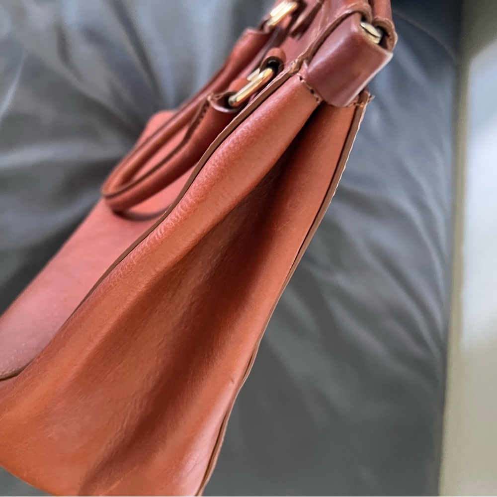 I Medici Firenze leather top-handle bag missing strap - Picture 6 of 10